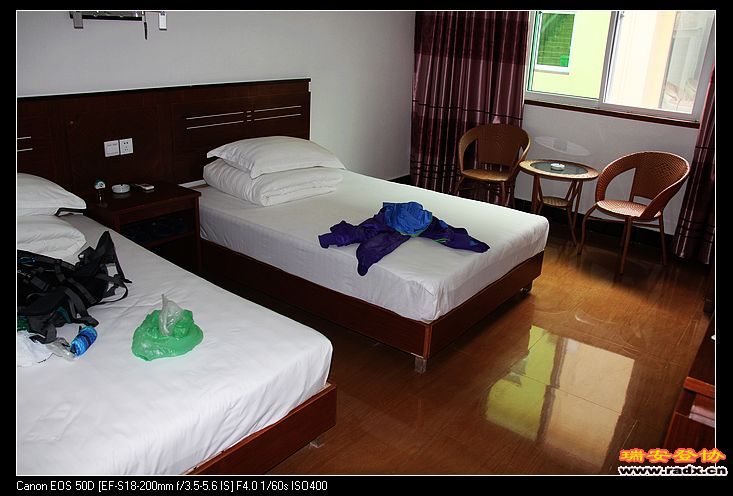 沙滩边的金沙宾馆，清洁干净80元。