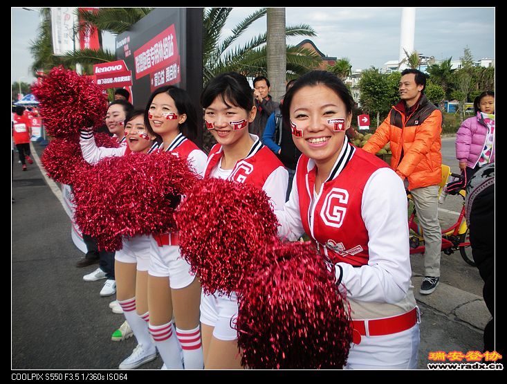 美女啦啦队，谢谢你们。