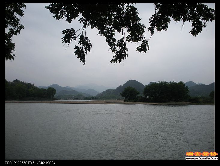 瓯江上游丽水段。