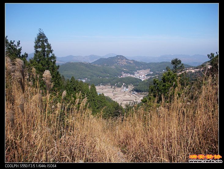 远眺瓯海北林洋。