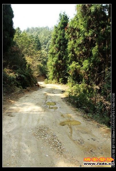 下山不走原来路，这样的泥路我们才欢喜。