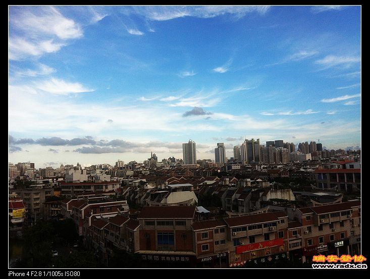 华侨大厦上看泉州市景