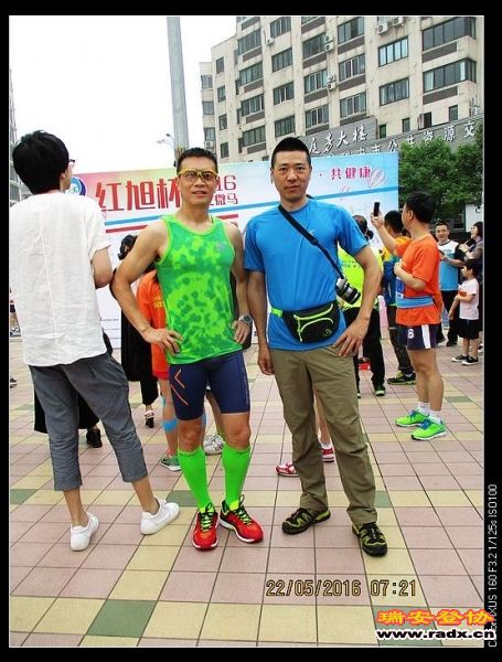 与淡水合影